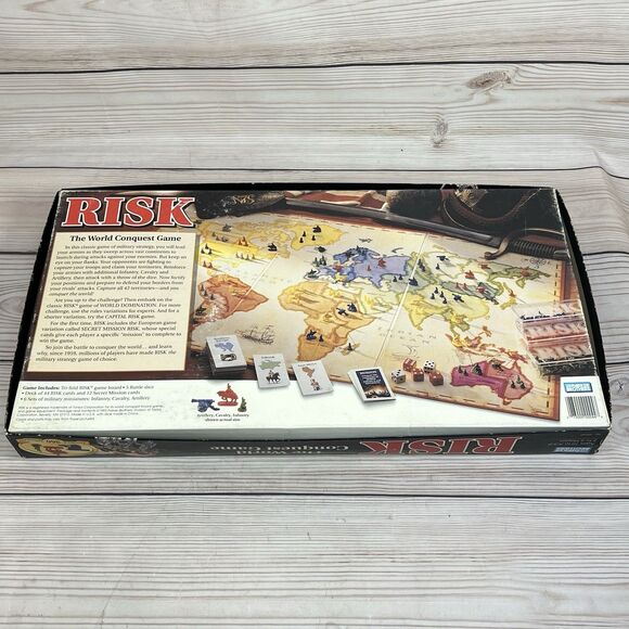 VTG Risk Board Game 1993 by Parker Brothers World Conquest Game - 98% Complete - Picture 12 of 16